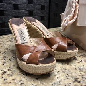 Jimmy Choo Leather Espadrille Sz. 37